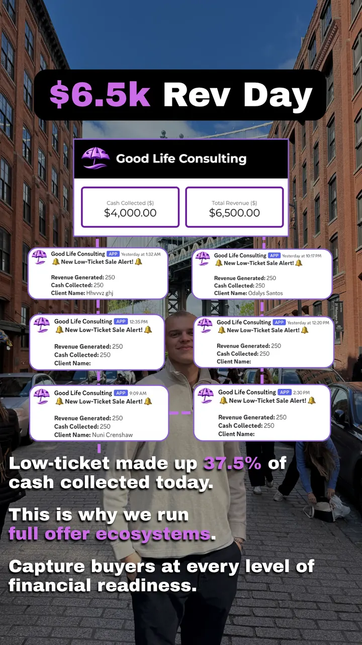 $6.5k revenue day partner result